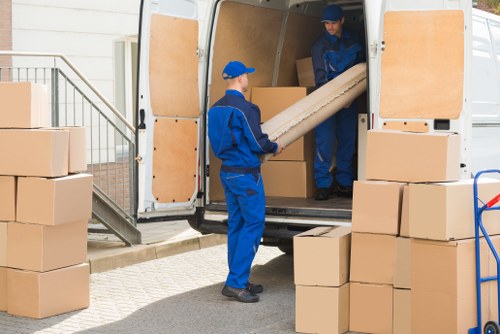 Man with van service supporting a move in Mayfair near elegant central London properties