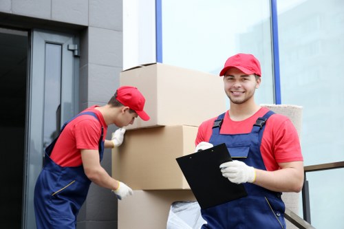 A suitable removal truck for central London property moves in Mayfair