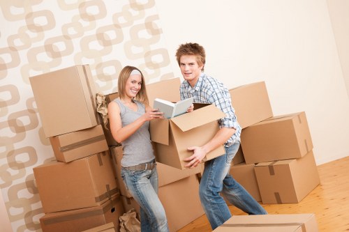House removal planning and packing for a Mayfair property