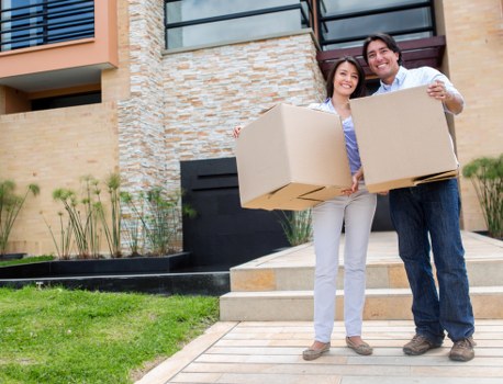Wardrobe cartons and packing supplies for a Mayfair apartment
