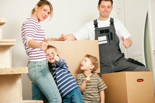 Local moving service planning access for a Mayfair property