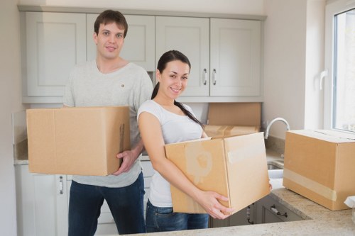 Professional movers handling a residential relocation near Mayfair