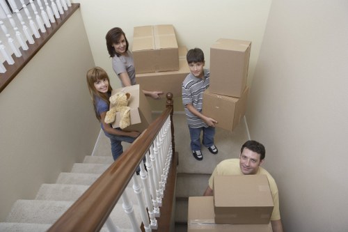 Preparing belongings for a Mayfair apartment or townhouse removal